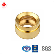 high precisioncnc laser cutting parts/ golden plating metal parts